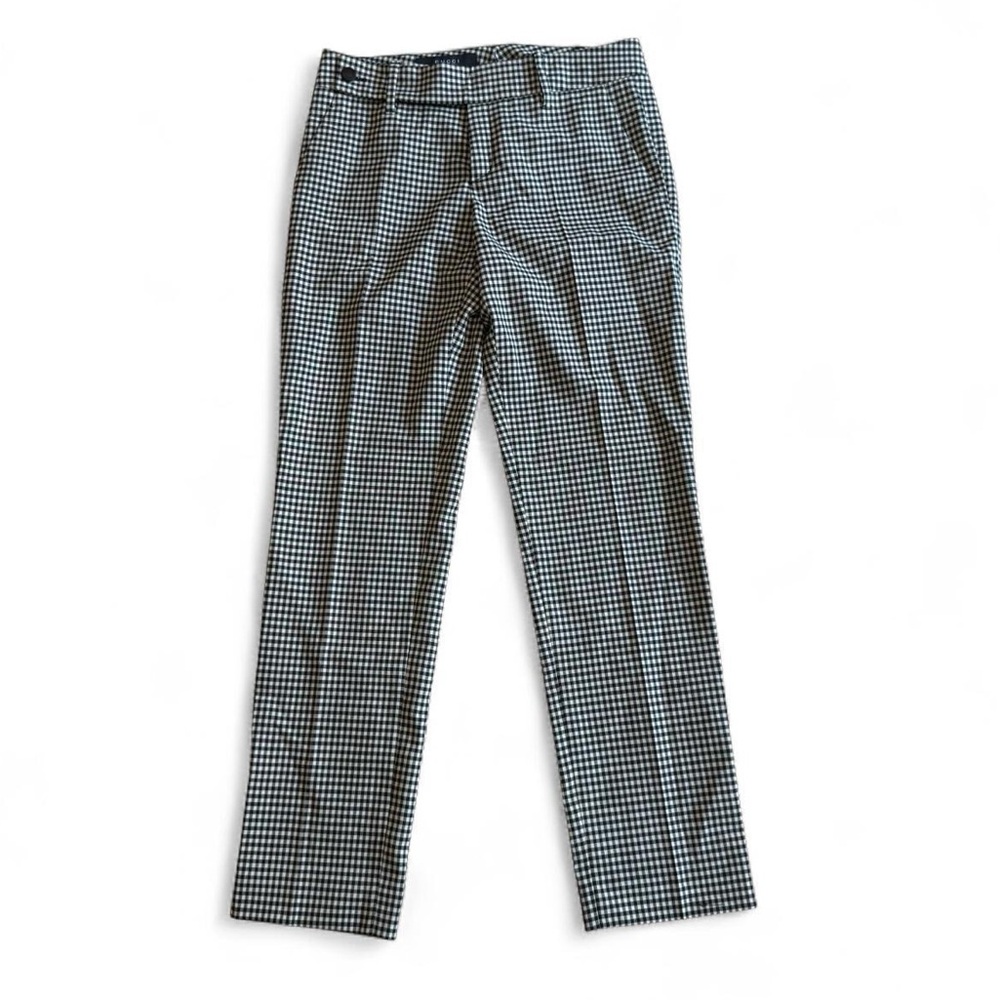 Vintage Gucci Lane Wool Gingham Trousers
